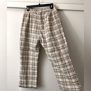 Injiri plaid Pants NWT